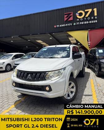 MITSUBISHI L200 TRITON 2.4 16V TURBO DIESEL GL CD 4X4 MANUAL